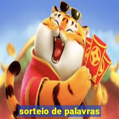 sorteio de palavras